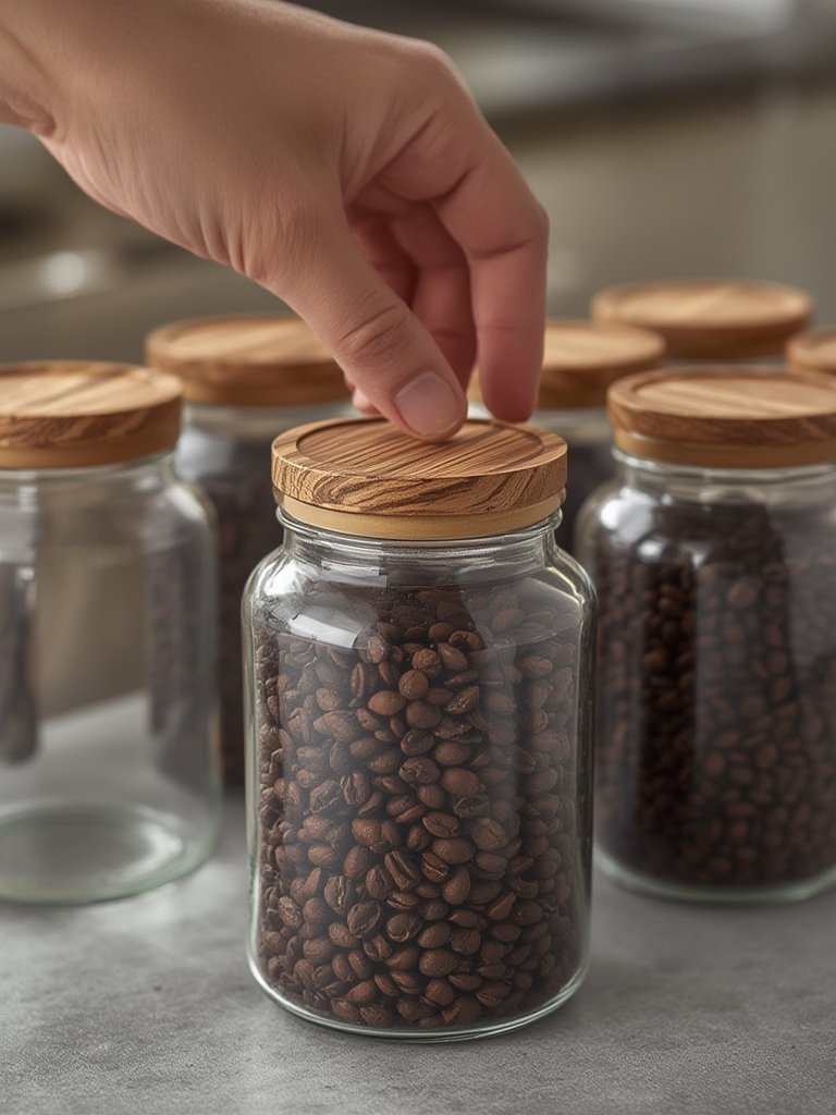 wooden lids in action