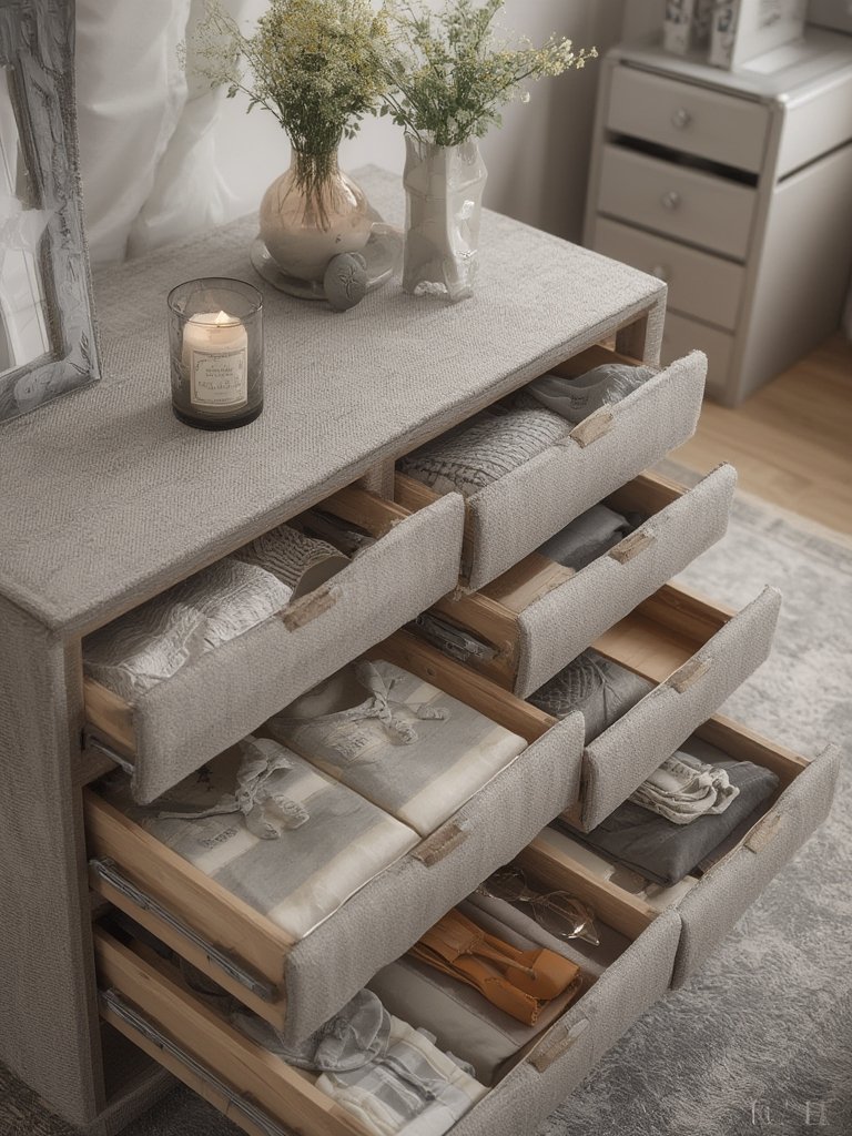 dresser organizer in action