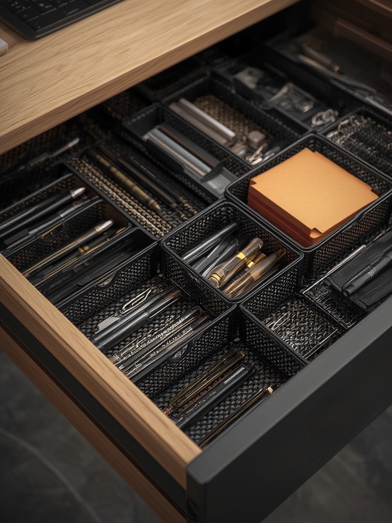 drawer organizer in action