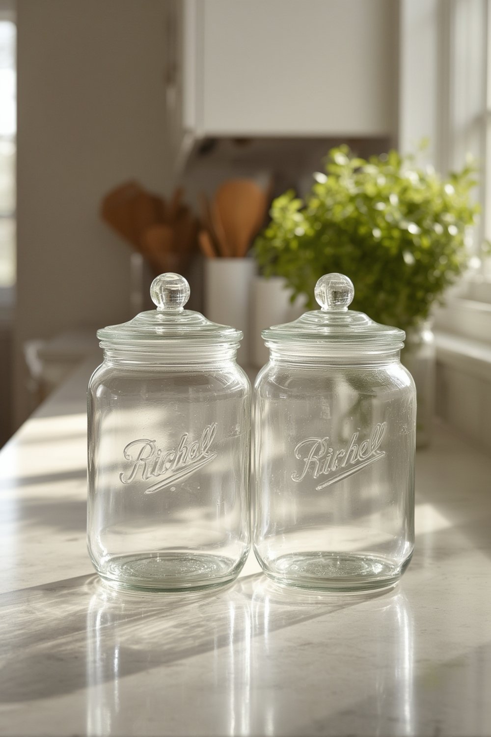 glass jars product view