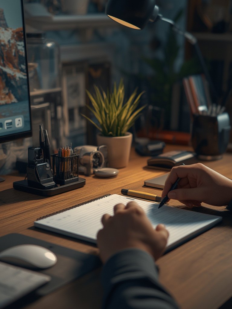 home office setup - Illustration 2