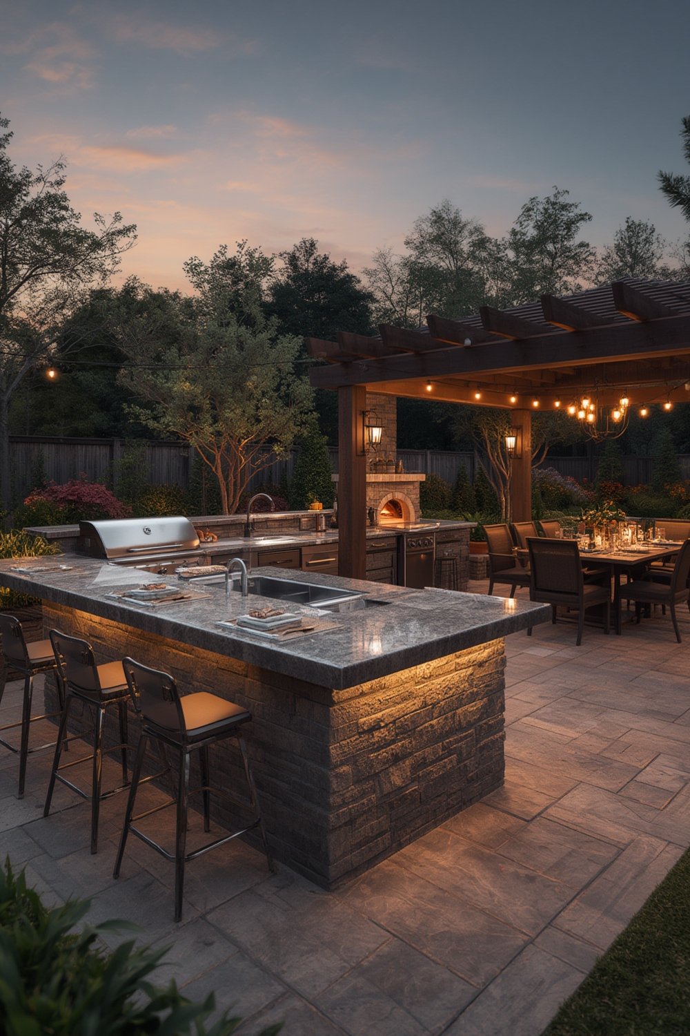 outdoor kitchen ideas - Illustration 1