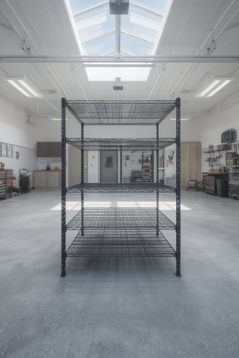 wire shelving product view