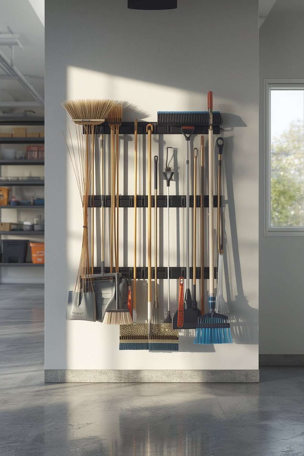 broom holder product view