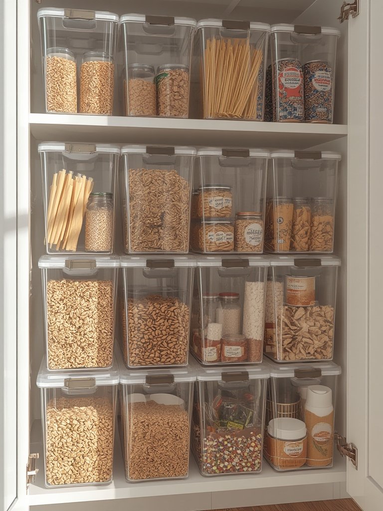 pantry organizer in action