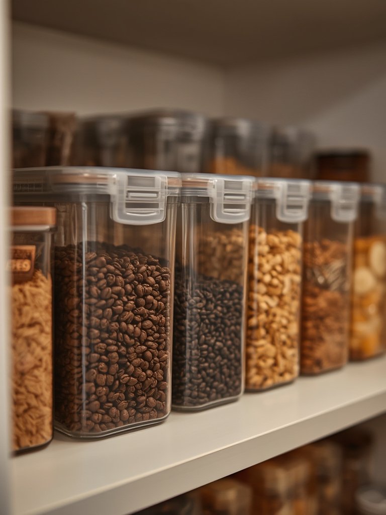 airtight container in action