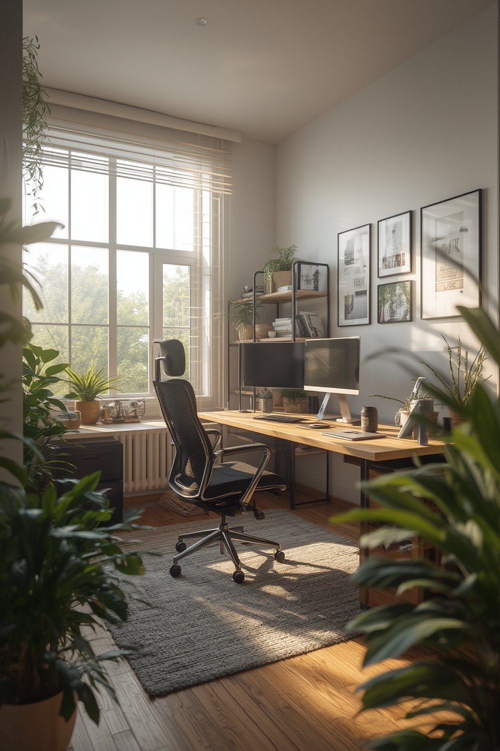 home office setup - Illustration 1